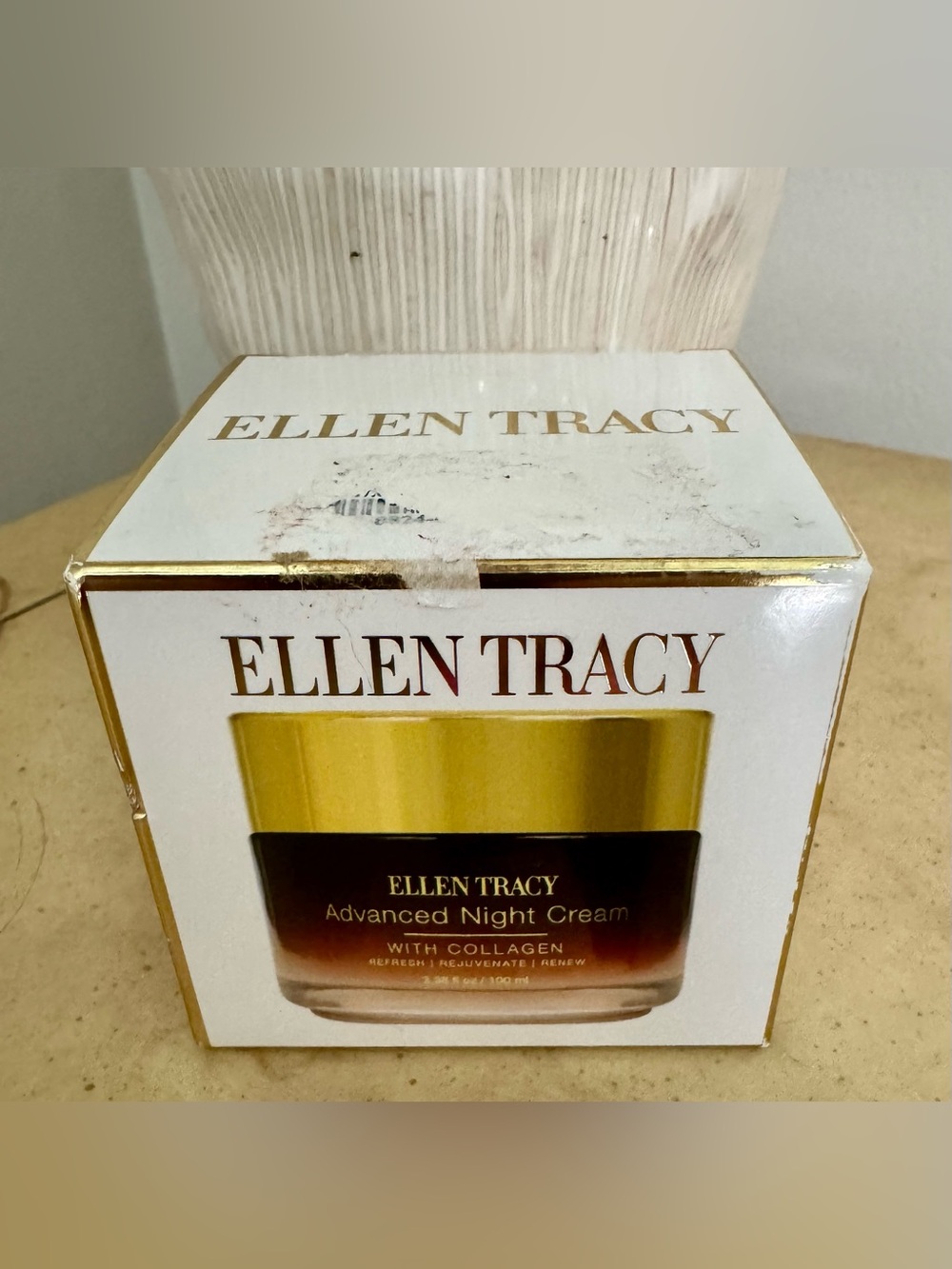 Ellen Tracy Advanced Night Cream With Collagen New Sealed